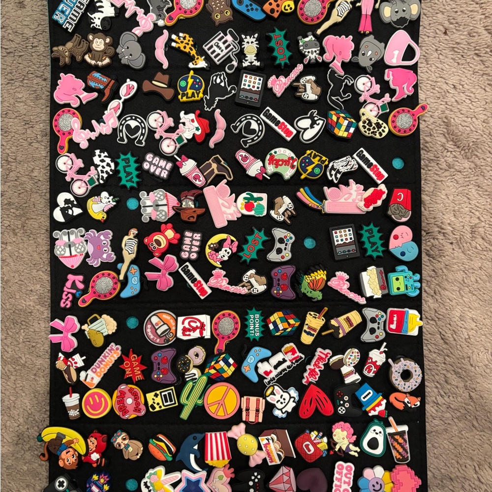 Colorful Kids Shoe Charms Set of 10